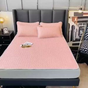 Chiếu điều hòa ESMEE BEDDING cao su non thiên nhiên loại 1m6x2m 1m8 x2m tặng kèm 2 vỏ áo gối