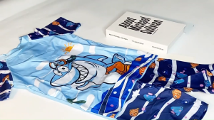 IMUTO New Boys Long Sleeve Rashguard Swimwear Set with Free Swim Cap - Black/White Dri-Fit Quick-Dry