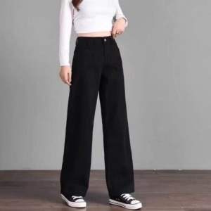 Celana Jeans Highwaist Wanit Baggy Loose Retro Korean Style-Celana Baggy Loose Terbaru