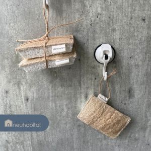 Sponge Dishwashing 1pc Loofah Luffa Cotton Wood Cellulose Eco Friendly Plant-Based Cleaning Tool Luffa Kitchen Scrubber