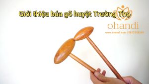 Búa gỗ trường thọ hỗ trợ massage hỗ trợ trị liệu tại nhà | Ohandi Shop