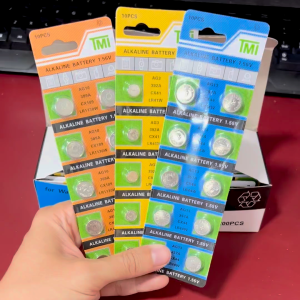 [Mẫu Mới] Vỉ 10 Viên Pin Cúc Áo LR41 (AG3) LR44 (AG13) LR1130 (AG10) Chính Hãng TMI Giá Rẻ Thiết Bị Điện Tử Dụng Cụ Gia Dụng