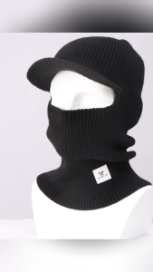 WRELS Winter Knitted Balaclava Warmth Knitting Versatile Stylish#MZ1050