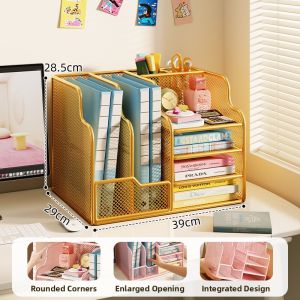 MUGG | Multifunctional Large Capacity Desktop Organizer A4 Document Storage