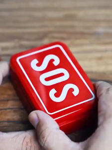 Compact Waterproof SOS Rescue Survival Box Multifunctional Outdoor Emergency Tool Set Wild Adventure Survival Package
