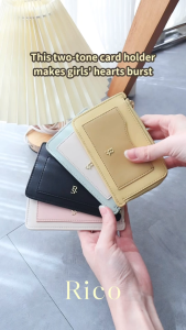 RACHEL SMITH Rico Two-Tone Card Holder