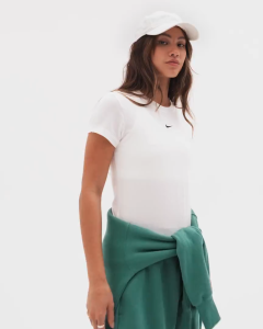 Nike Sportswear Chill Knit Womens T-Shirt - White [FV5509-100]