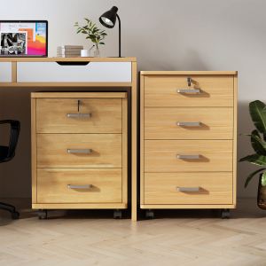 ZHUOHE | Wheeled Desk-Friendly Multi-Level Storage Drawer for Narrow Spaces