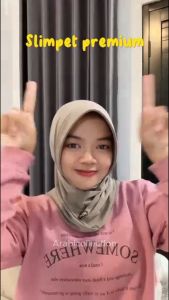 Hijab Sport Jersey / Kerudung Olahraga Slim Pet Kecil Antem Jersey Premium Ukuran S Bahan Jersey Stretch Kerudung Olahraga Sporty