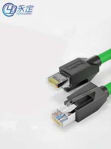 Gigabit Industrial Ethernet Cable Cat 6A Double Shielded Highly Flexible