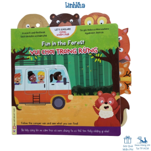 Sách Song Ngữ Anh Việt - Lets Explore - Vui Chơi Trong Rừng (Tân Việt)