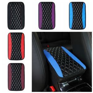Car Interior Waterproof Universal Armrest Seat Box Center Console Cover Accessories Durable Protector SUV PU Leather Comfortable