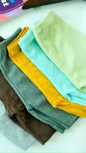 Combo 5 quần đùi lenging chất thun tăm cho bé gái từ 7-17kg