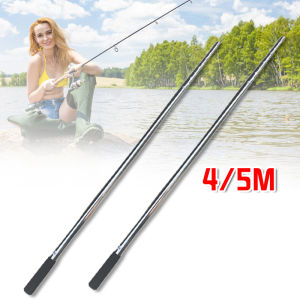 4m/5m Tongkat Stik Pencedok Anti Karat Tongkat Stik Pencedok Kuat dan Tebal Tongkat Jala
