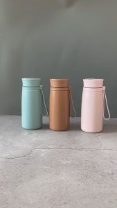 TUMBLER TERMOS SARINGAN DAN TALI 300 ML PORTABLE VACUUM CUP INSULATED BOTTLE HOT & COOL STAINLESS STEEL 304 / COFFEE TUMBLER / TERMOS TAHAN PANAS & DINGIN