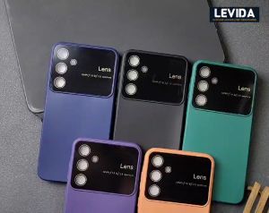 New! Case Macaron Big Lens Case Samsung A35, A55 & A25