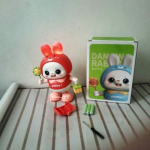 Electric dancing bunny with music (3+age)free battery