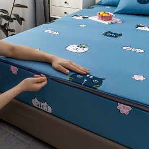 Six-Side All-Inclusive Fitted Sheet One-Piece Bedspread Simmons Protective Cover Zipper Removable Mattress Cover Non Slip Fixed