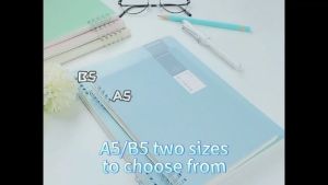 4PCS Spiral Notebook Coil Notebook With A5/B5 School Supplies 80 Sheets Book Stationery