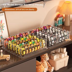 QIOEROUL | Clear Acrylic Multi-layer Display Rack for 1:64 Cars