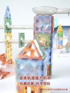 Pic it | Magnetic Tiles Puzzle Building Blocks Toy