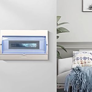 IGD || High Quality Circuit Breaker Distribution Protection Box Outdoor Indoor Wall Mount Plastic Box Waterproof 2-12way
