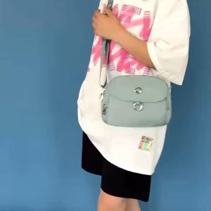 WENKEN BAGS#4029 Korean Fashion for Womens Shoulder BagsCrossbody bag Nylon Waterproof with Multipockets Good for Commuting Everyday Use