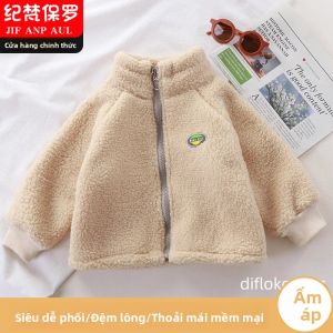 JIFANPAUL | Áo Khoác Len Ấm cho Trẻ Em Mùa Thu Đông