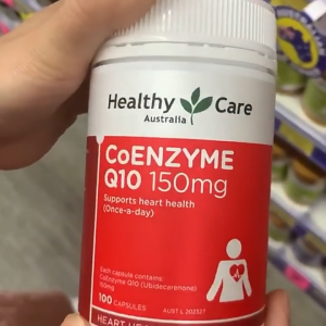 【EPX-2027 】Healthy Care CoQ10 150mg – High Strength Ubiquinone Supplement for Heart Health Cellular Energy Antioxidant Protection & Cardiovascular Support – Made in Australia