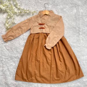 DRESS KONDANGAN ANAK KOREAN STYLE LILY LINEN