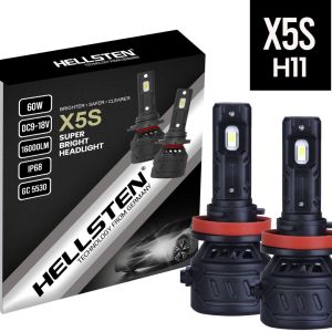 HELLSTEN LED HEADLIGHTS X5S SERIES H1 H7 H4 H11 9005 9006 9012