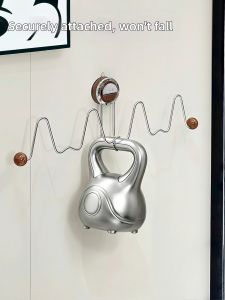 Suction Cup Bathroom Shoe Rack Wall Mounted Storage Shelf