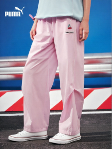 PUMA | Moisture Wicking Straight Legged Childrens Trousers
