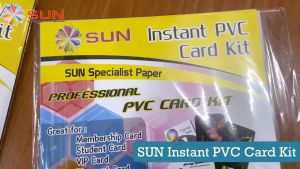 Kertas PVC - SUN PVC ID CARD SUPER WHITE 0.76/0.96 mm Isi 50 Set