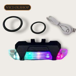 LAMPU LED SEPEDA 5 WARNA