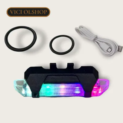 LAMPU LED SEPEDA 5 WARNA