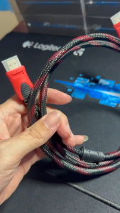 Cáp HDMI 1.5m/3m/5m Vỏ Dù Chống Nhiễu – Hỗ Trợ Full HD 1080P 4K – Đầu Mạ Vàng Chống Gãy