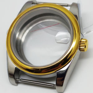 Vỏ Đồng Hồ Bằng Thép Không Gỉ 36mm/39mm Được Đánh Bóng Màu Vàng/bạc Với Kính Sapphire Dành Cho Các Bộ Máy NH35 NH36 ETA2824 PT5000 ETA2836 Miyota82