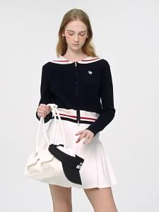 AIVEI | Golf Style Star-Wear Knit Cardigan