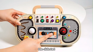 Wooden LED Light Switch Toys for Kids busy board Switch Toys Early Educational Toys For Boys Girls Toys