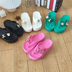 Ann.Fashion รองท้าพื้นหนารูญหนาใสสมผ้าผ้าเซียมใส สีสันสดใส สามารถเข้ากับทุกลุค สะดวกสบาย พื้นนิ่ม ใส่สบาย พร้อมส่ง #sy115