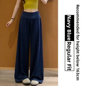 LANMENGYA | Slimming High Waist Flowy Wide Leg Pants