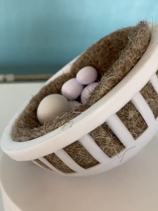 10pcs Telur Merpati Palsu / Imitasi Dummy Egg / Dummy Egg / Telur Mainan / Telor Merpati Plastik