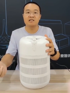 เครื่องฟอกอากาศ ไส้กรอง เครื่องฟอกอากาศ ดูดเส้นผม+การฟอกอากาศ เครื่องดับกลิ่นอัตโนมัติ กรองอากาศ รับประกัน1ป เครื่องฟอกอากาศ/PM2.5 เหมาะพื้นที่20-100㎡