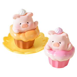 LULU สุกรตัวเล็ก Mini ของเล่นตกแต่งร้านสะดวกซื้อ กล่องของขวัญสุดเซอร์ไพรส์ น่ารัก ผลิตจากวัสดุอื่นๆ