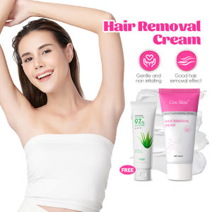 Hair Removal Cream Combo Set With Aloe Gel 60g Gentle & Painless Body/Underarm Hair Removal Untuk Ketiak/Kaki/Bikini 脱毛膏