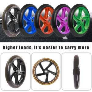 Bánh Xe Scooter Lốp Đặc 200mm Dành Cho Xe Razor Và Các Mẫu Xe Người Lớn Có Vòng Bi ABEC 7 - Phụ Kiện Bánh Xe Scooter