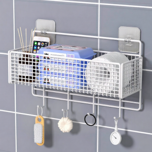 No-drill Toilet Paper Storage Shelf Wall-mounted