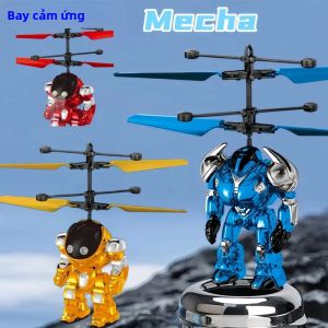 Đồ Chơi Máy Bay Không Người Lái Mini Robot Chiến Binh Cảm Biến Ma Thuật Điều Khiển Bằng Cử Chỉ Đèn LED Phát Sáng Dành Cho Trẻ Em Quà Tặng Máy Bay Bay Lơ Lửng