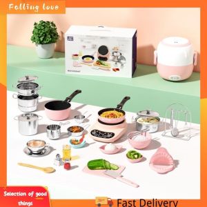 47pcs Real mini cooking set Childrens kitchen set Toy childs birthday gift